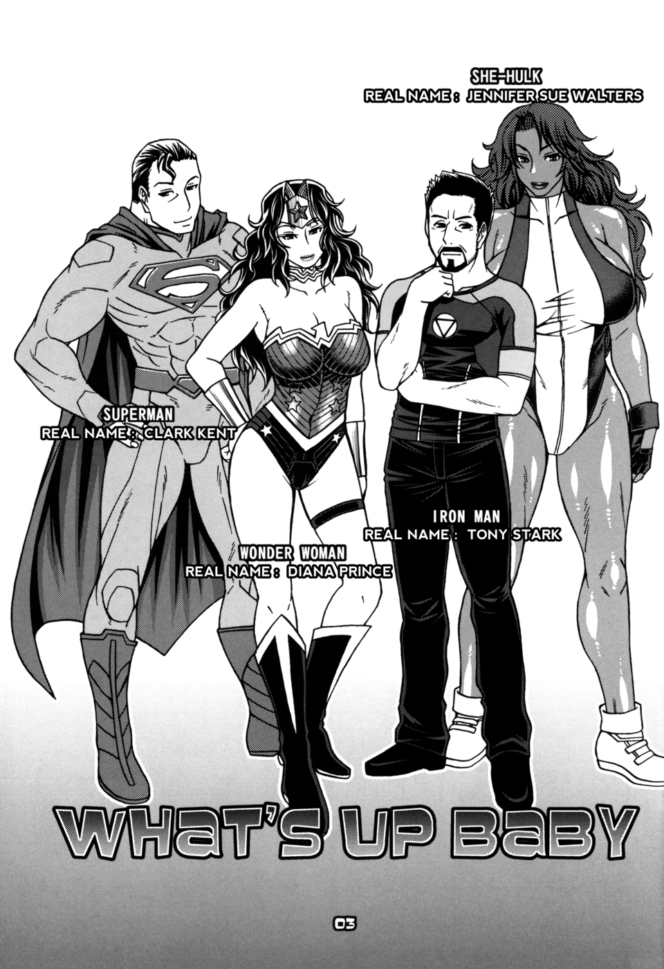 Hentai Manga Comic-What's Up Baby-Chapter 1-SheHulk & HulkBuster-3